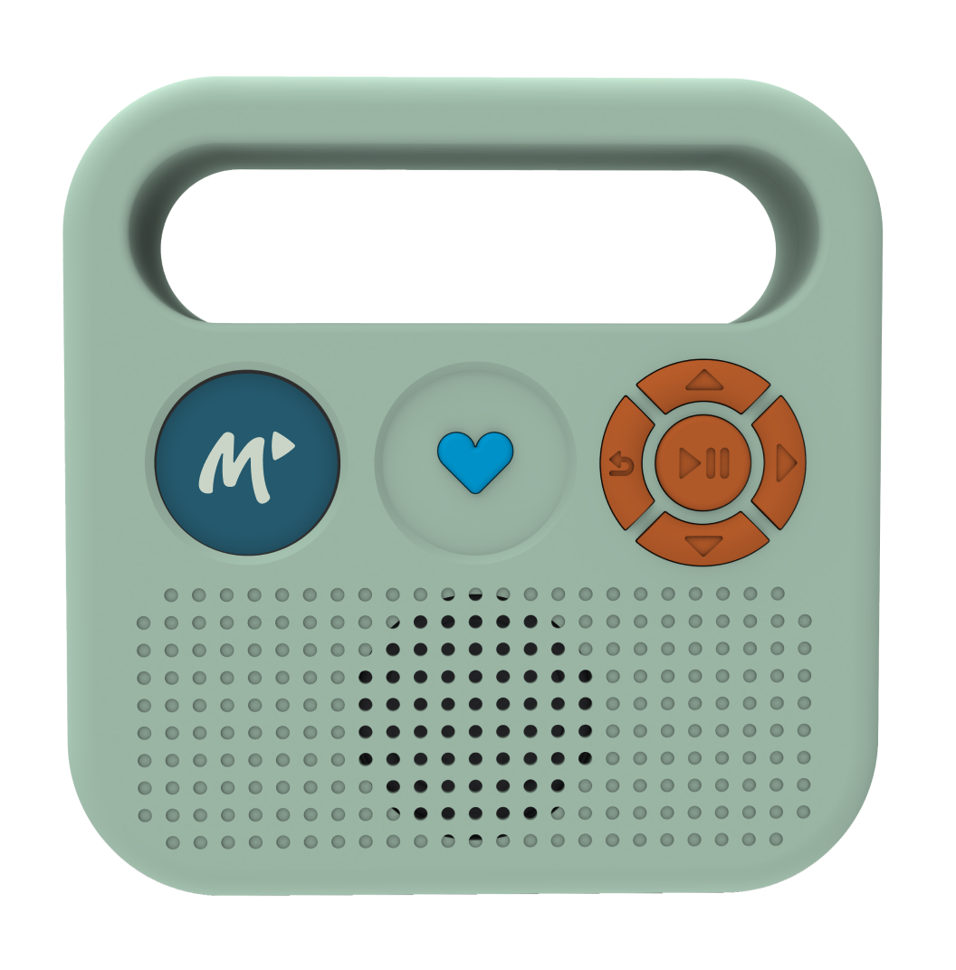 Merlin enceinte made in France vert