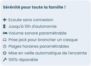 Merlin l'enceinte audio - Tetard et Nenuphar