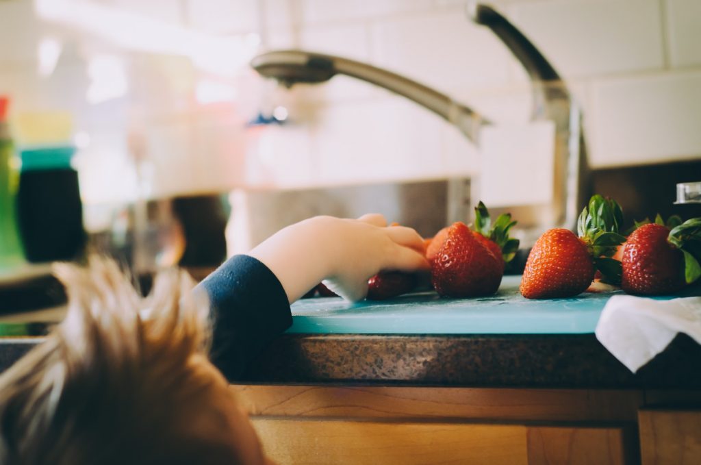 préparer des fruits télétravail