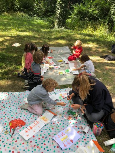 atelier enfants en plein air écologie
