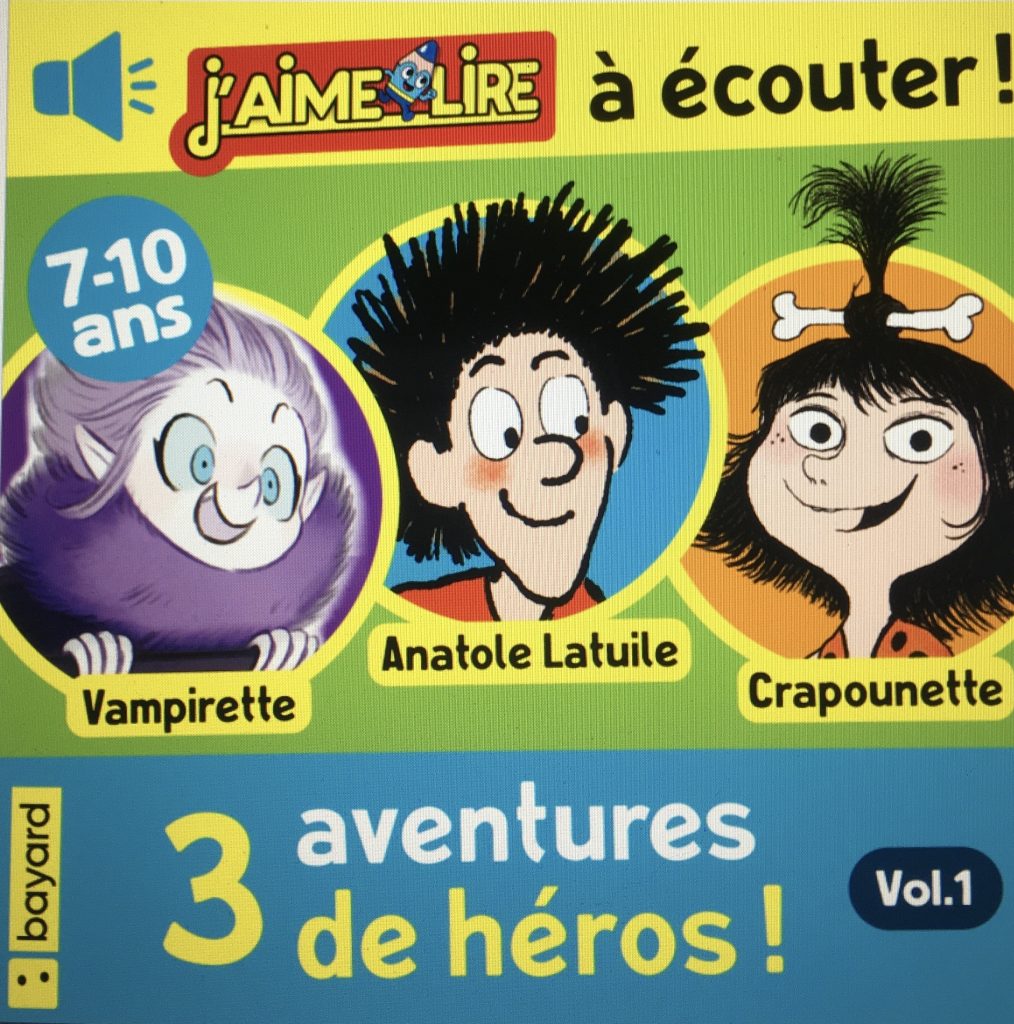 Vampirette Anatole Latuile Crapounette héros J'aime Lire 3 aventures de héros