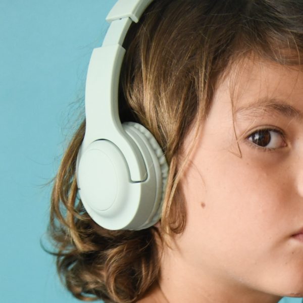 Casque audio vert enfant - Merlin