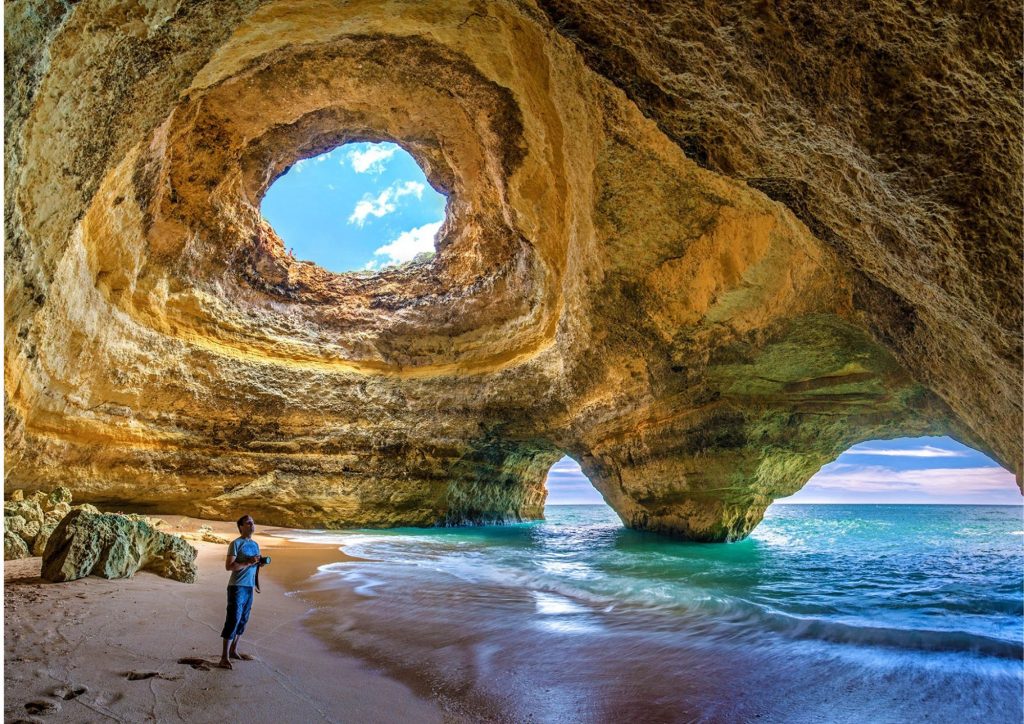 vacances familiales au Portugal Benagil