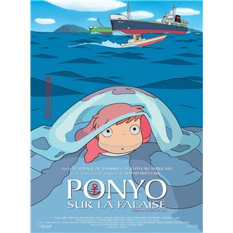 Ponyo sur la falaise Miyazaki