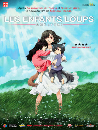 Les enfants loups Ame et Yki Hosoda