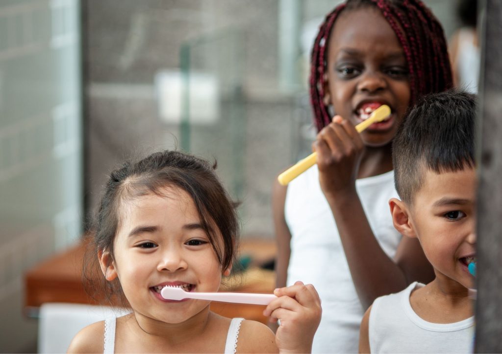 brossage de dents enfants