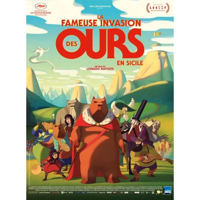 La fameuse invasion des ours en Sicile film d'animation