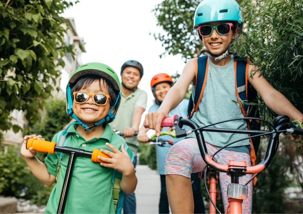 mobilités douces vélo enfants slow travel