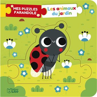 Mes puzzles farandole Lito Les animaux du jardin