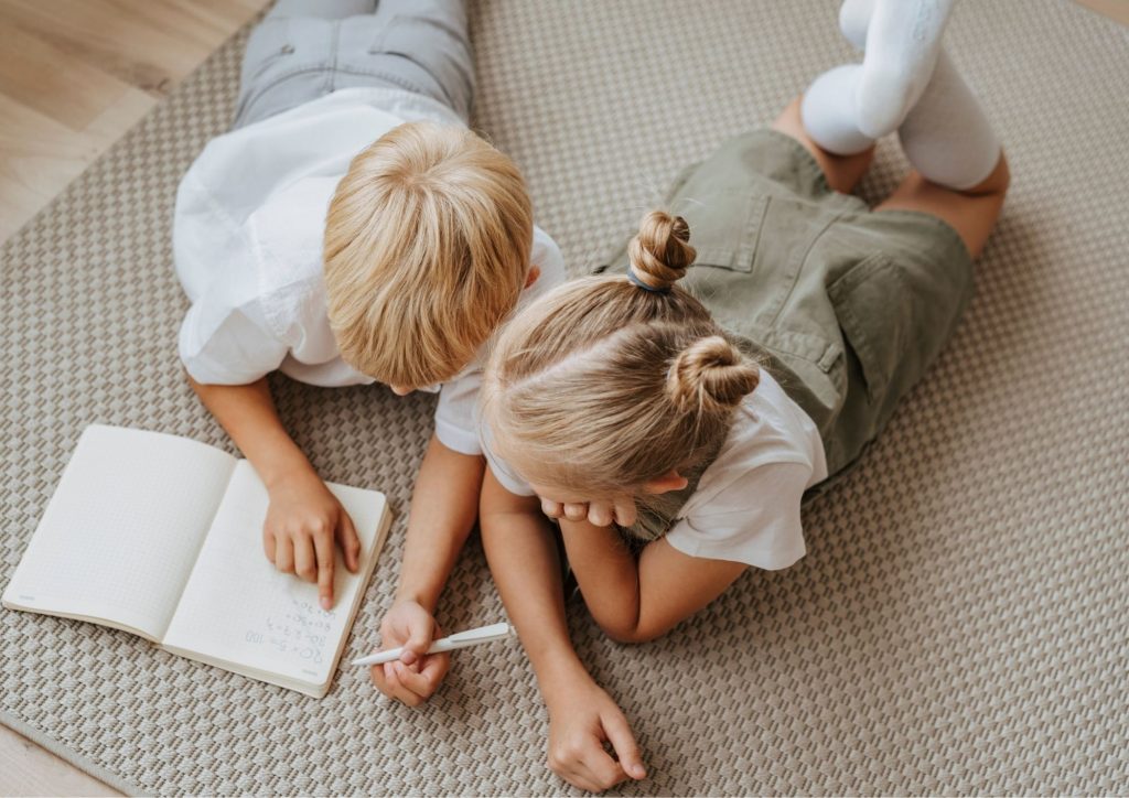 travail d'écriture enfants