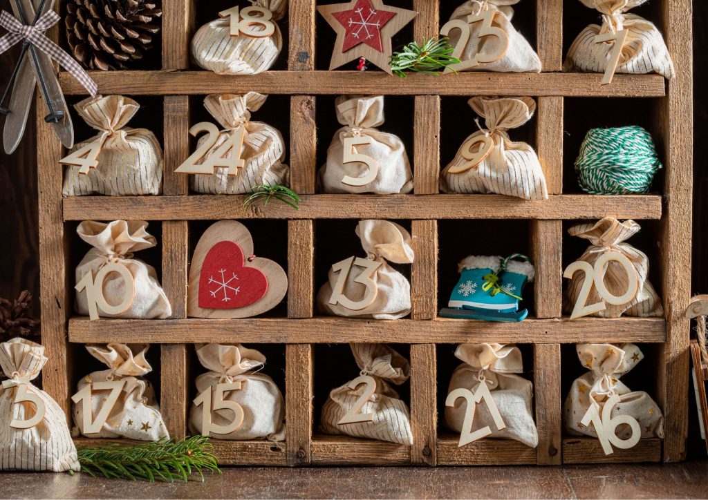 fabriquer son calendrier de Noël en bois