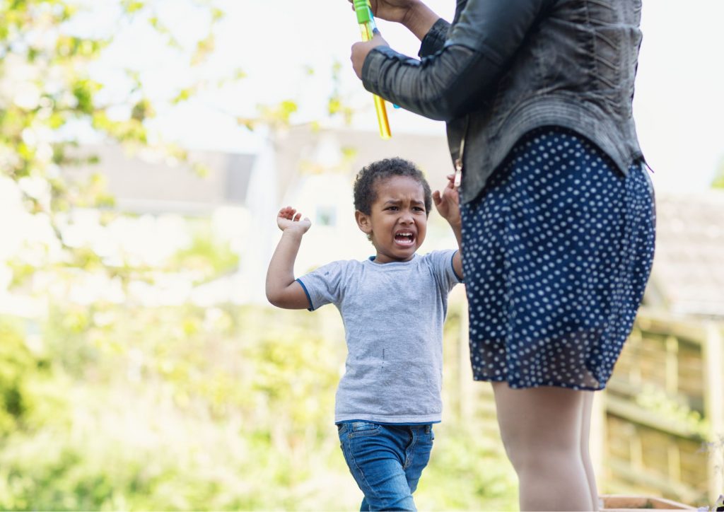 bêtise d'enfant colère