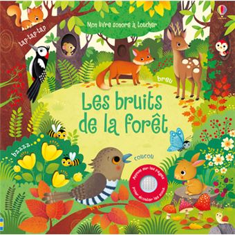 Les bruits de la forêt Usborne pur bébé livre sonore