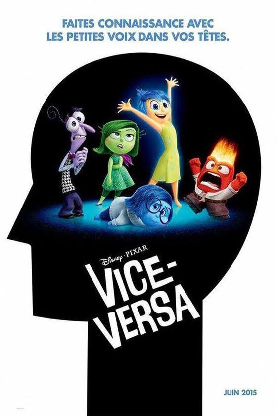 Vice-Versa film d'animation Disney Pixar