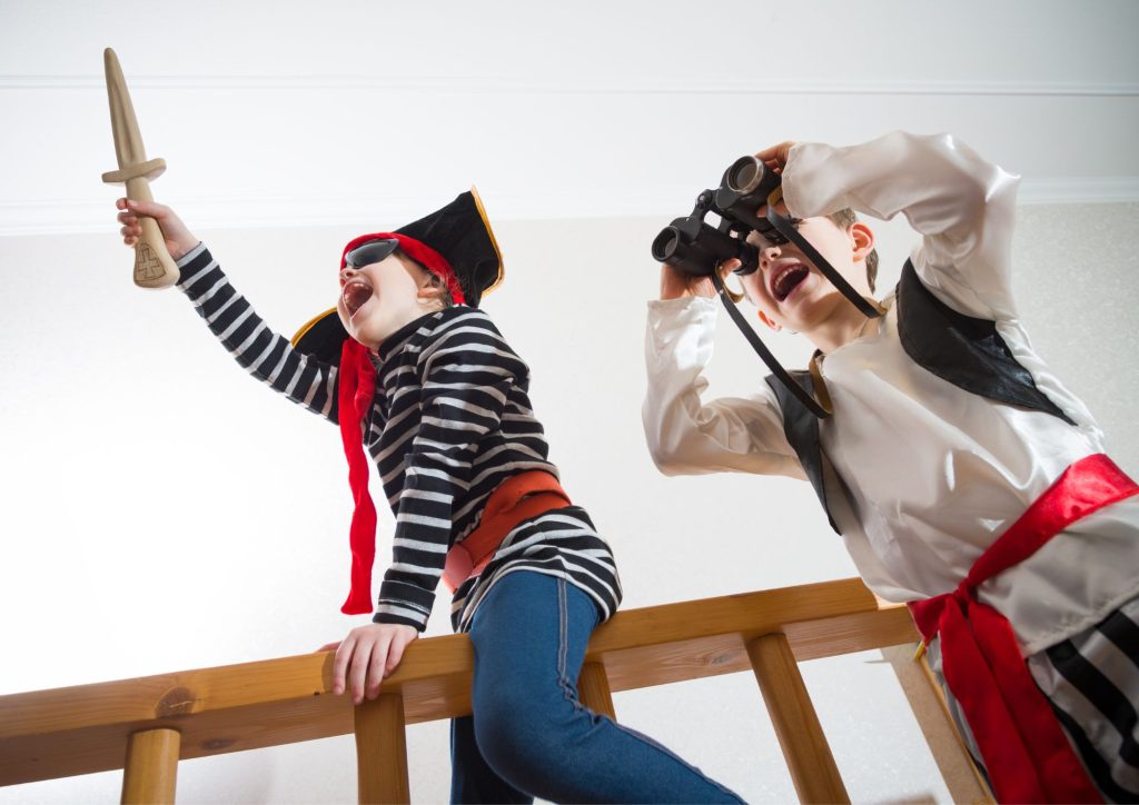 déguisements de pirates jeu coopératif