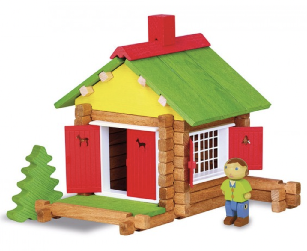 Chalet en bois à construire (Jeujura) cadeaux Noël enfants