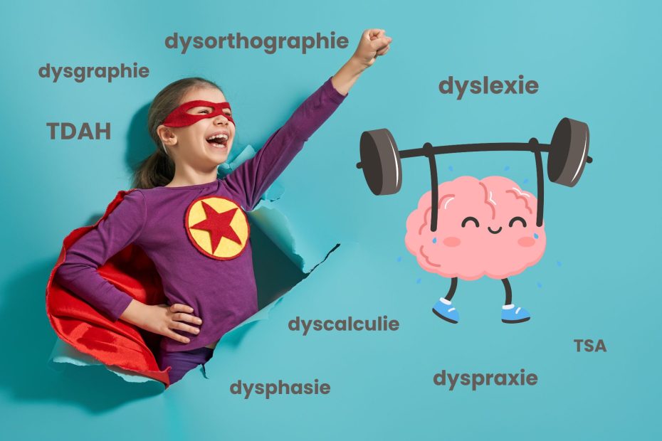 TND enfants dyslexie dysphasie dyspraxie