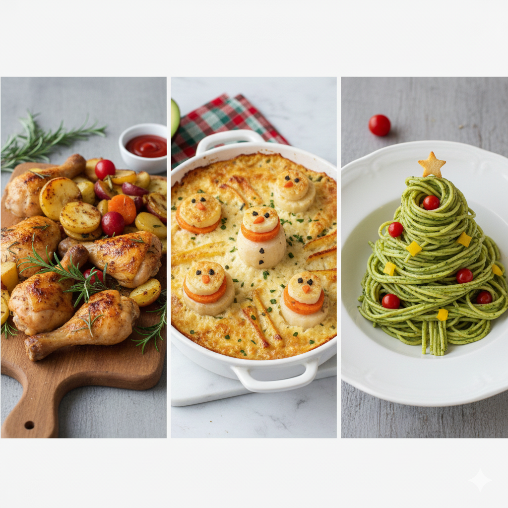 recettes plats de Noël pour enfants