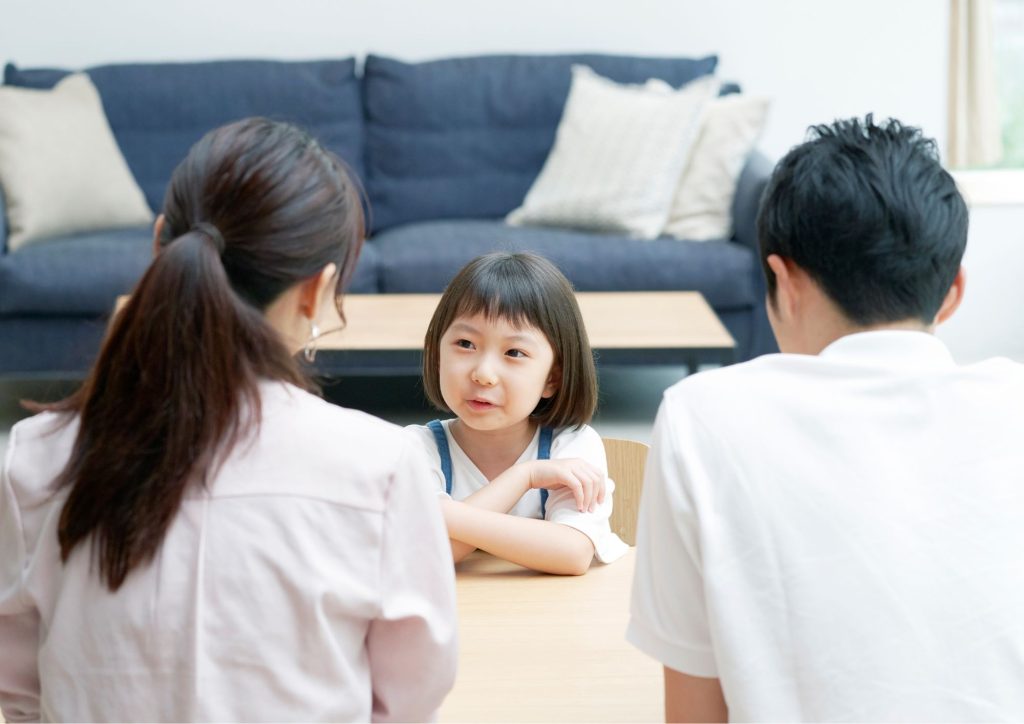 dialogue parent enfant en cas de séparation