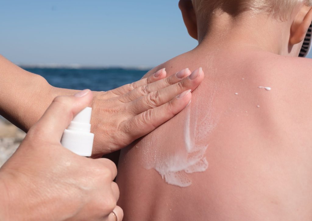 crème solaire enfants