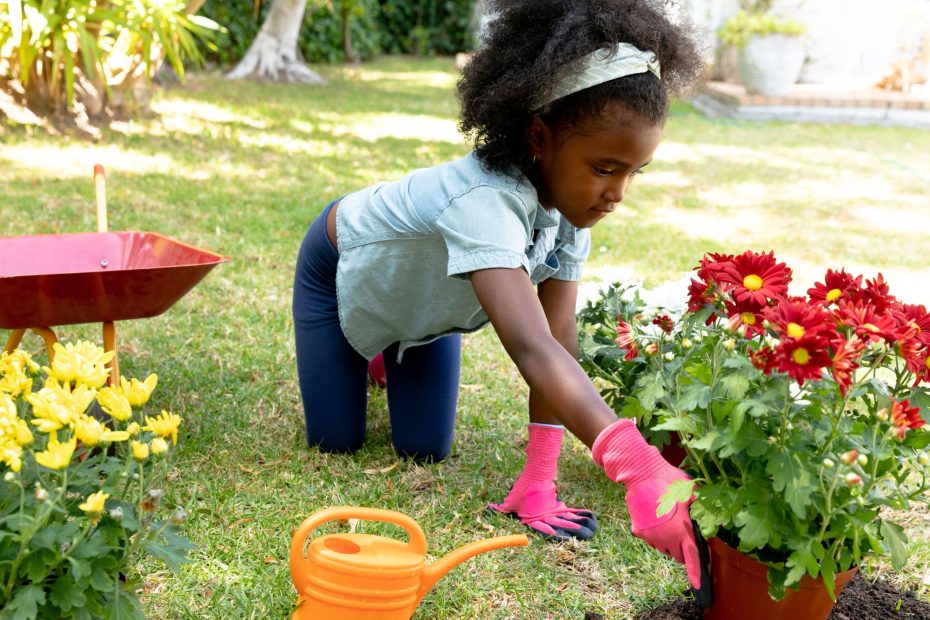 jardinage enfant printemps