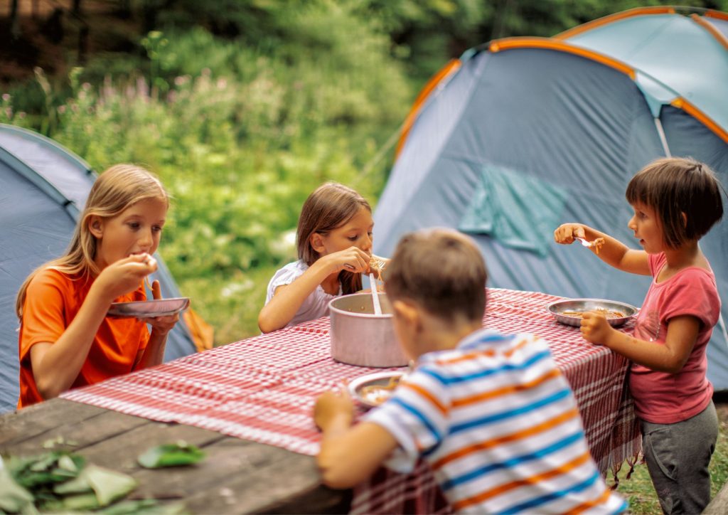 repas camping enfants