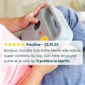 CASQUE AUDIO ENFANT POUR ENCEINTE MERLIN - MOM POP