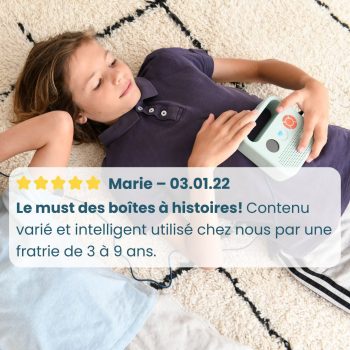 Enceinte Enfant Merlin Sans Ondes Vert - Conteuse d'histoires